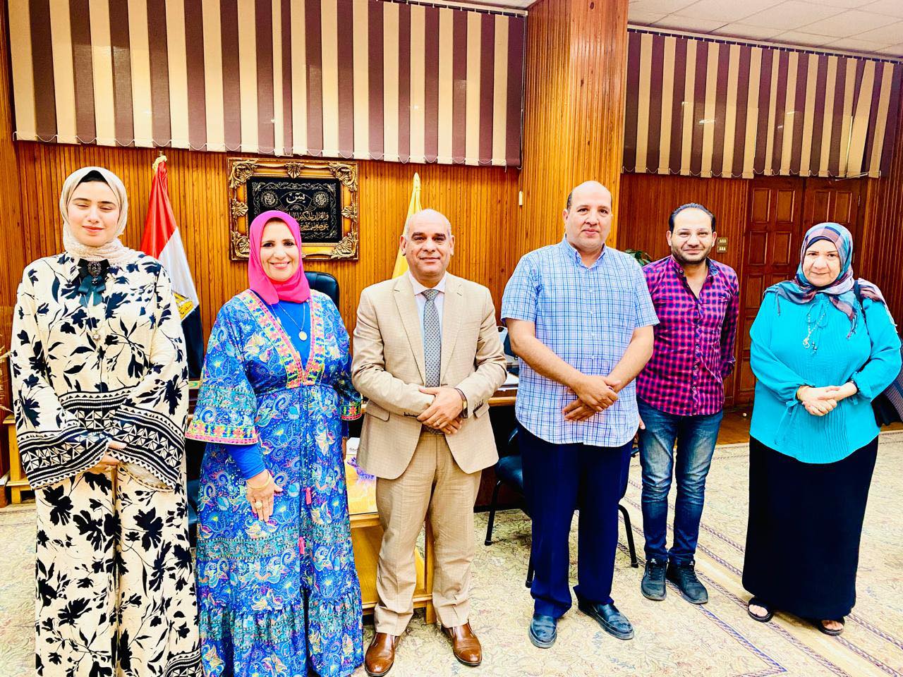 زيارة مثمرة لكلية التربية – جامعة المنصورة